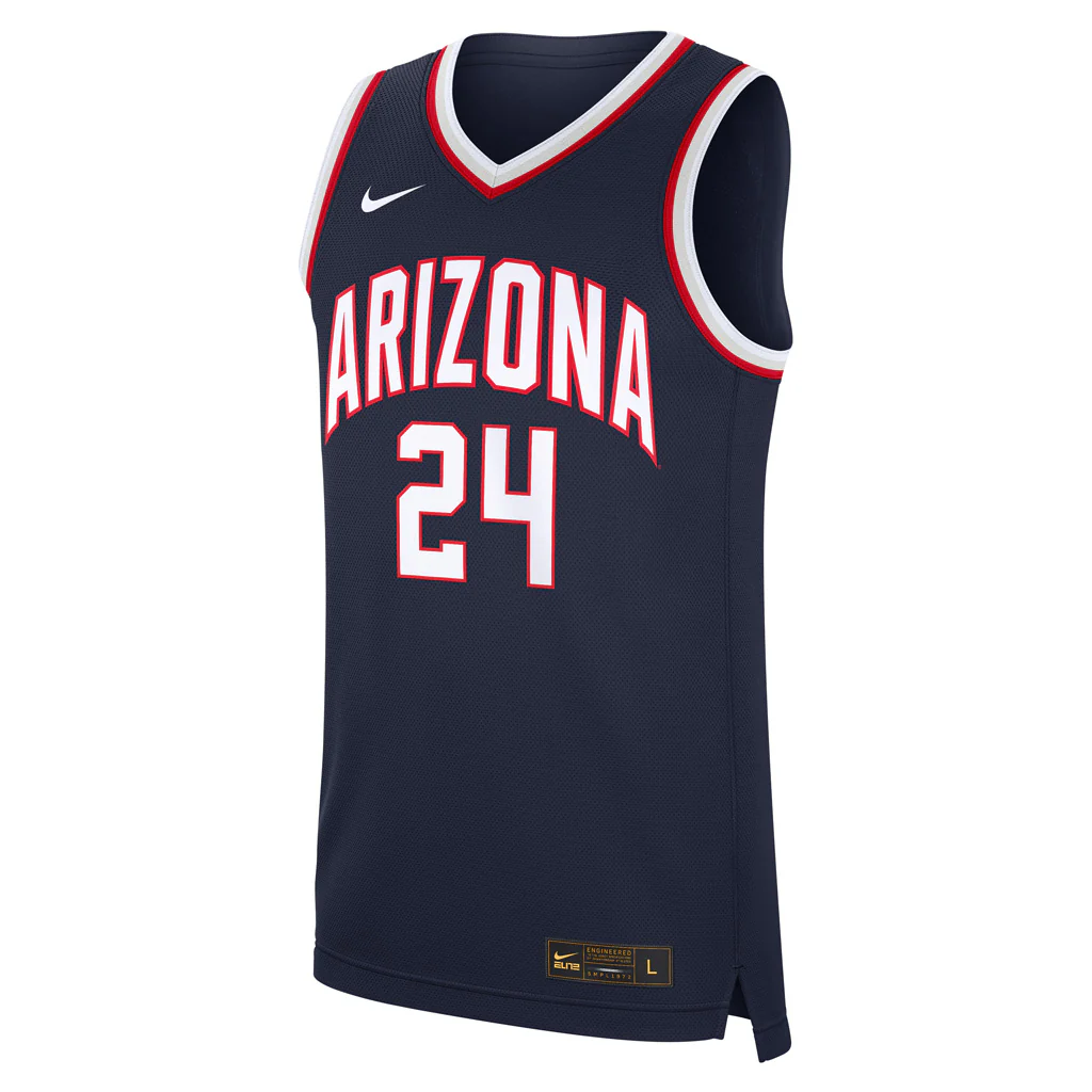 NCAA Arizona Wildcats Nike '24 Replica Basketball Jersey - Image 2