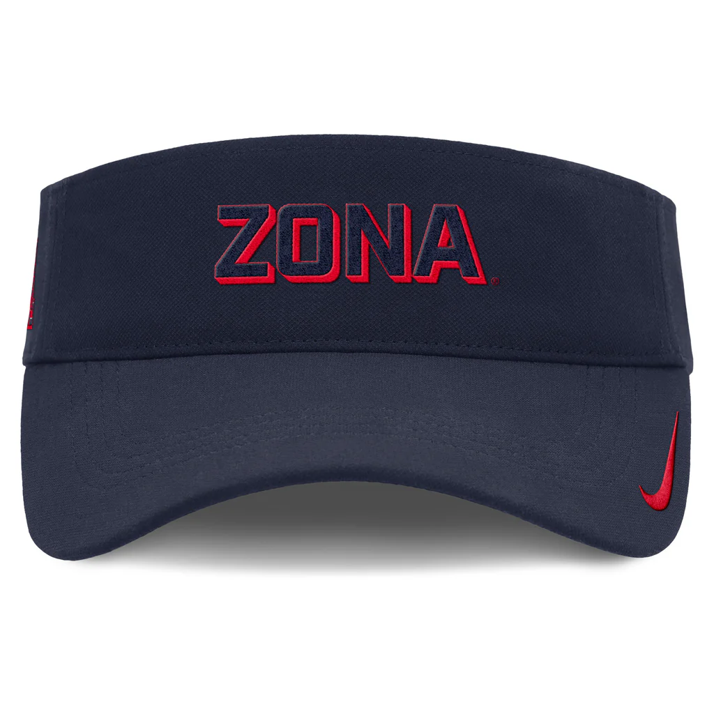 NCAA Arizona Wildcats Nike Ace Practice Visor Hat - Navy - Image 2