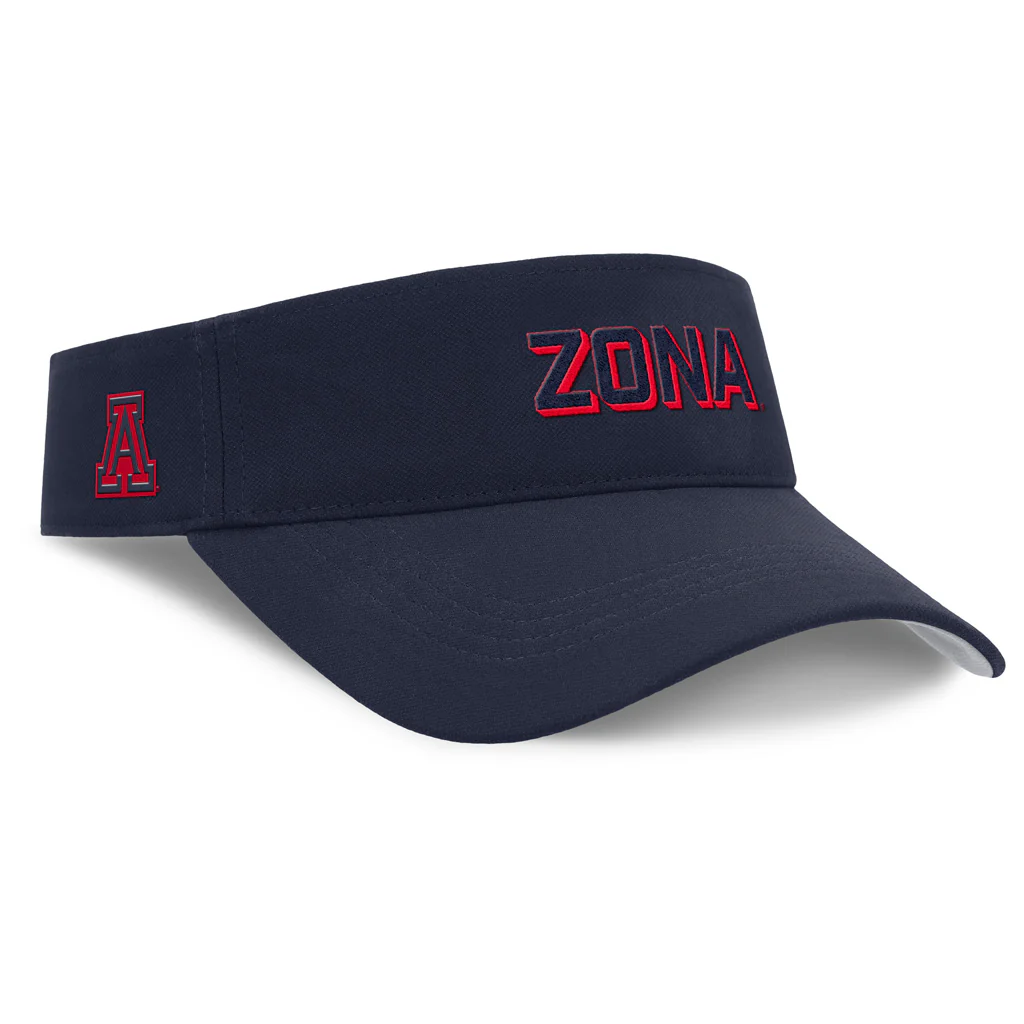 NCAA Arizona Wildcats Nike Ace Practice Visor Hat - Navy - Image 3