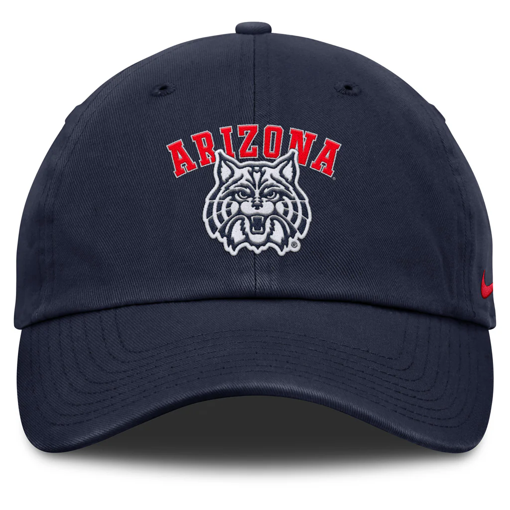 NCAA Arizona Wildcats Nike Alt Logo Wordmark Slouch Adjustable Hat - Navy - Image 3