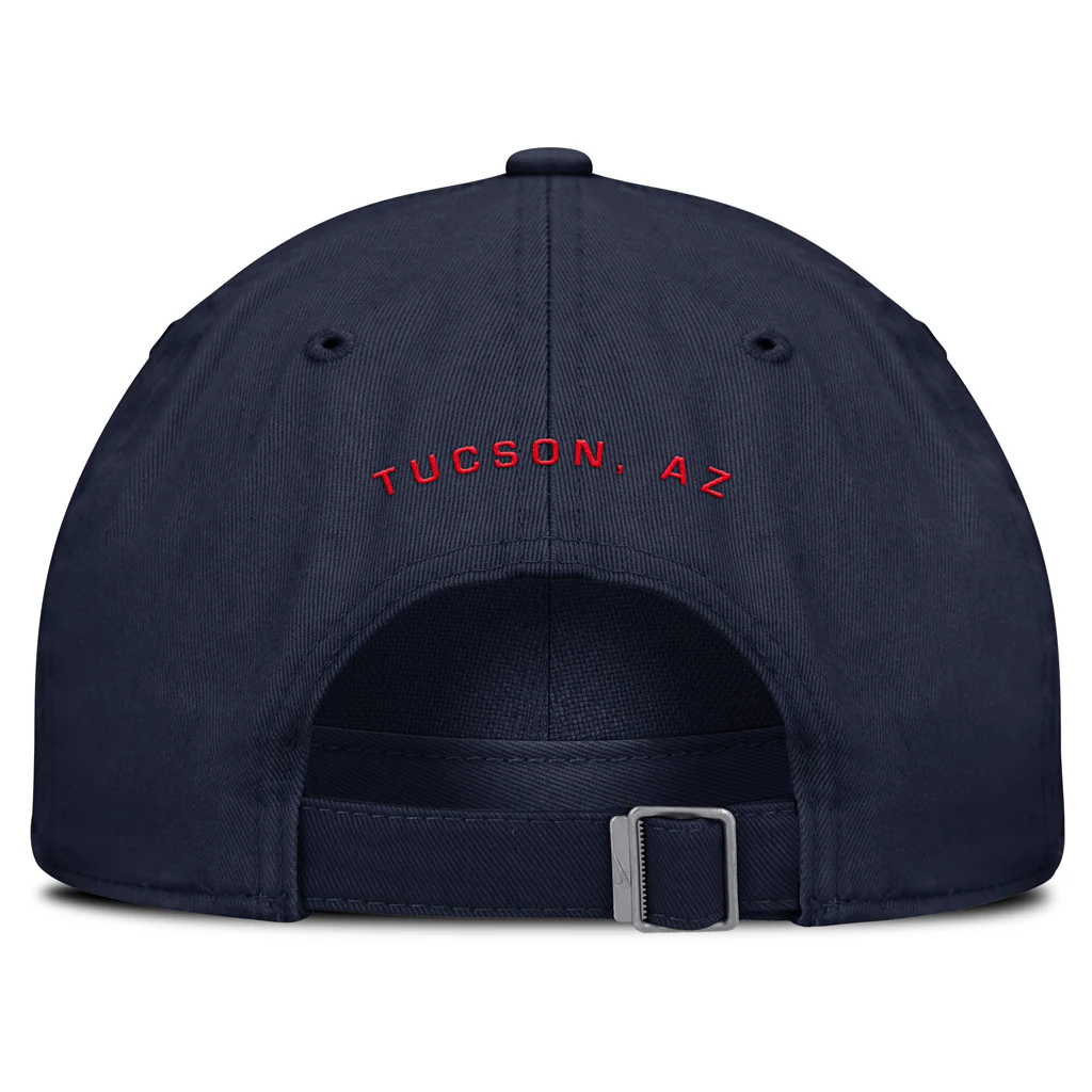 NCAA Arizona Wildcats Nike Alt Logo Wordmark Slouch Adjustable Hat - Navy - Image 4