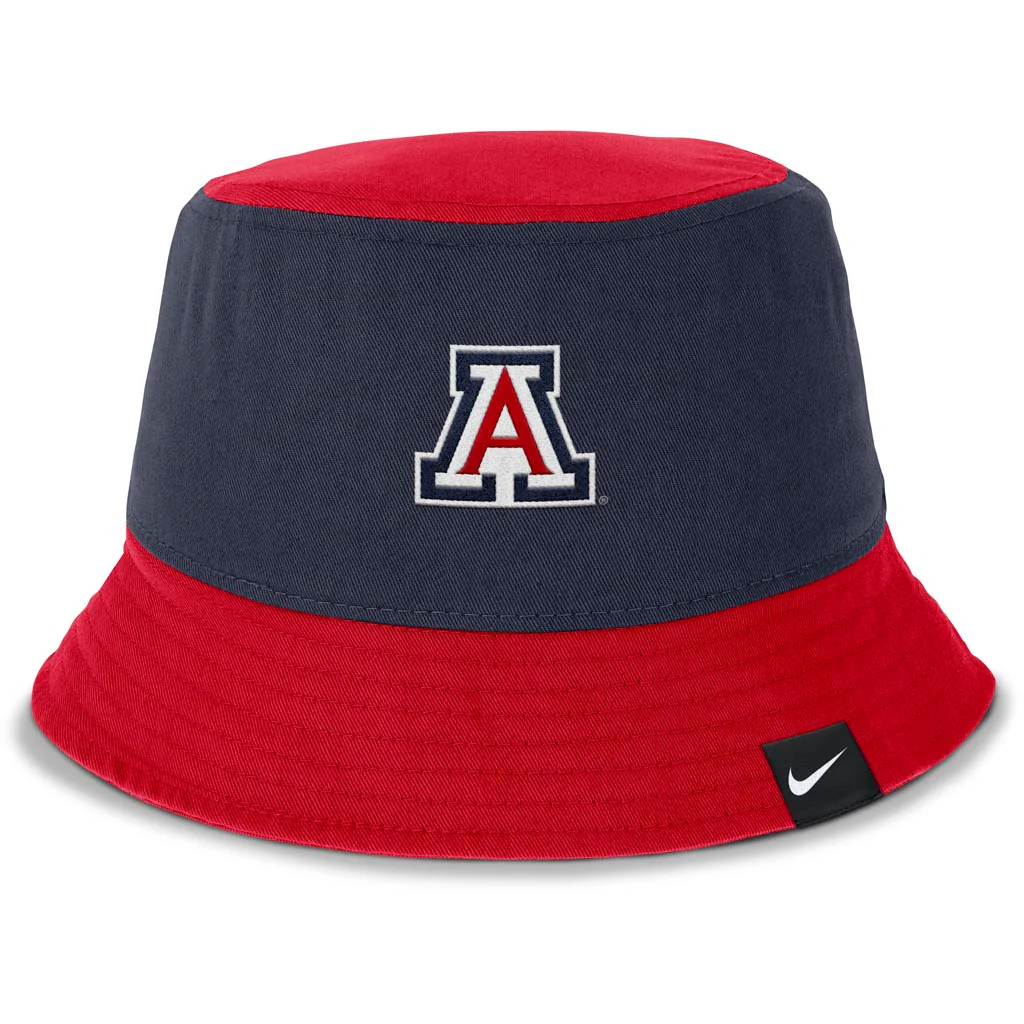 NCAA Arizona Wildcats Nike Apex Campus Bucket Hat - Navy - Image 2