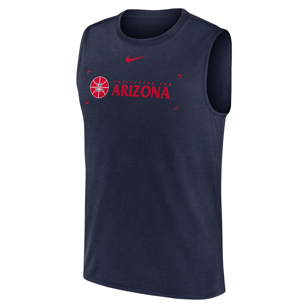 NCAA Arizona Wildcats Nike Arizona Basketball Tank Top - Navy - Image 2