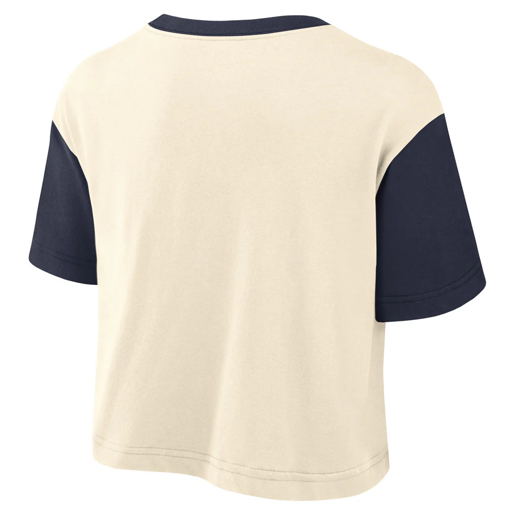 NCAA Arizona Wildcats Nike Bear Down Mantra Crop Top T-Shirt - Cream - Image 3