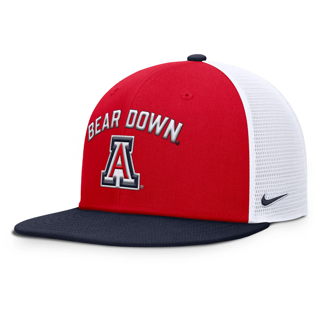 NCAA Arizona Wildcats Nike Bear Down Mesh Snapback - Red - Image 2
