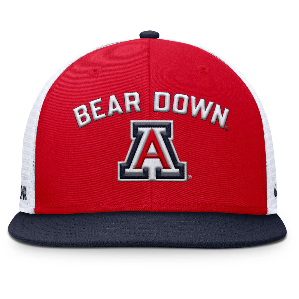 NCAA Arizona Wildcats Nike Bear Down Mesh Snapback - Red - Image 3