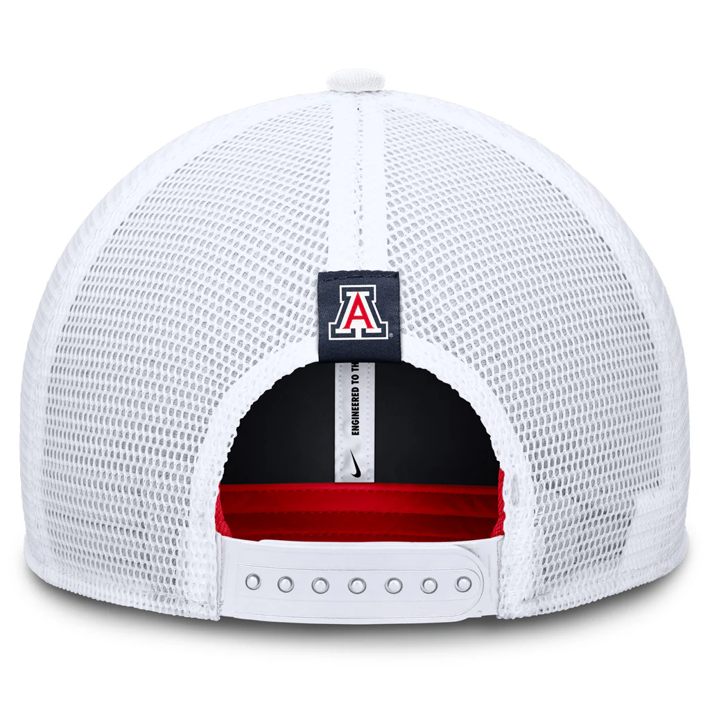 NCAA Arizona Wildcats Nike Bear Down Patch Trucker Adjustable Hat - Red - Image 4
