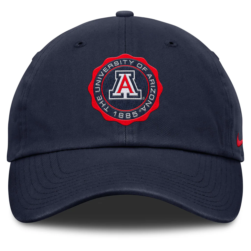 NCAA Arizona Wildcats Nike Bottle Cap Slouch Adjustable Hat - Navy - Image 3