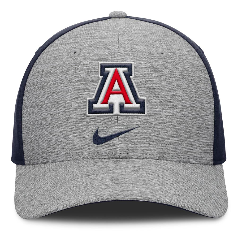 NCAA Arizona Wildcats Nike Campus SwooshFlex Fit Hat - Gray - Image 2
