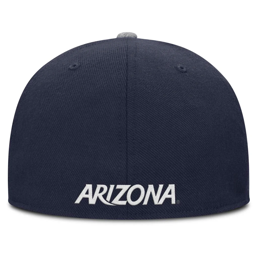 NCAA Arizona Wildcats Nike Campus SwooshFlex Fit Hat - Gray - Image 4