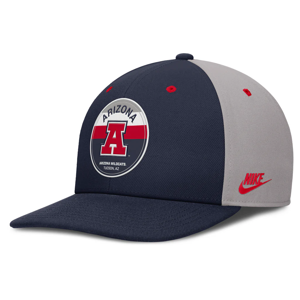 NCAA Arizona Wildcats Nike Circle Stripe Snapback Hat - Navy