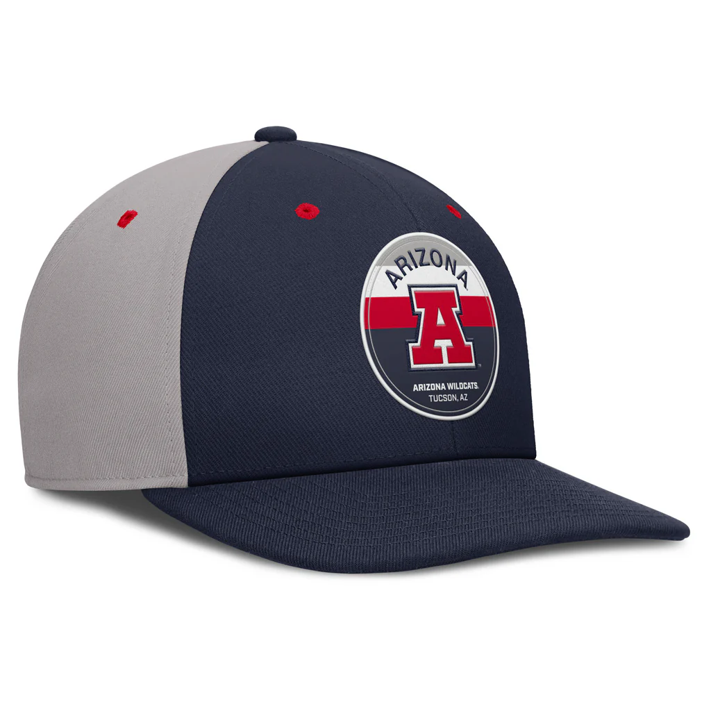 NCAA Arizona Wildcats Nike Circle Stripe Snapback Hat - Navy - Image 2