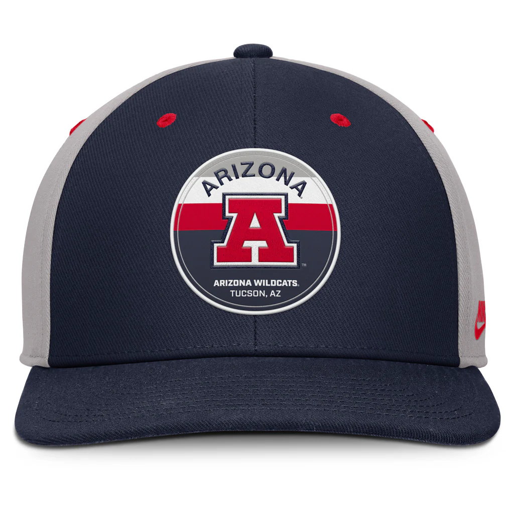 NCAA Arizona Wildcats Nike Circle Stripe Snapback Hat - Navy - Image 3