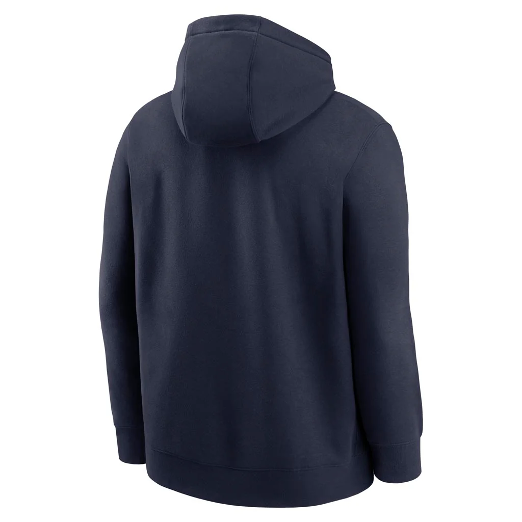 NCAA Arizona Wildcats Nike Club Arch Fleece Pullover Hoodie - Navy - Image 3