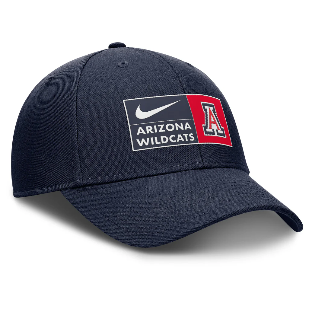 NCAA Arizona Wildcats Nike Dri-FIT Club Structured Adjustable Hat - Image 2