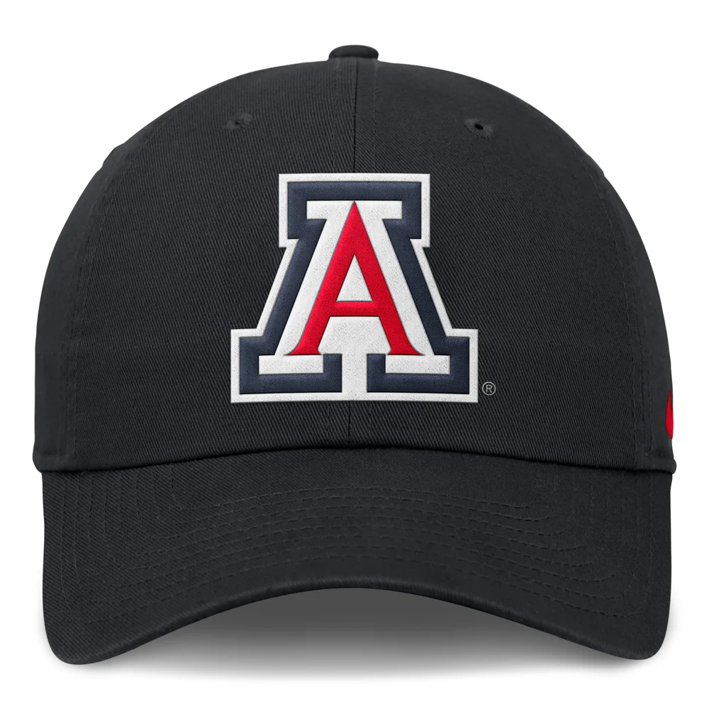 NCAA Arizona Wildcats Nike Dri-FIT Club Swoosh Unstructured Adjustable Hat - Image 2