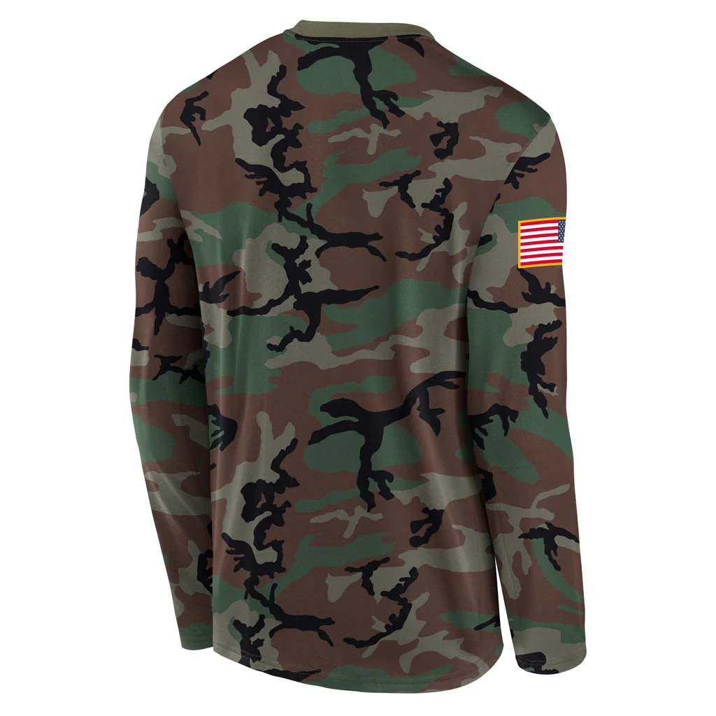 NCAA Arizona Wildcats Nike Dri-Fit Military Legend Long Sleeve T-Shirt - Camo - Image 3