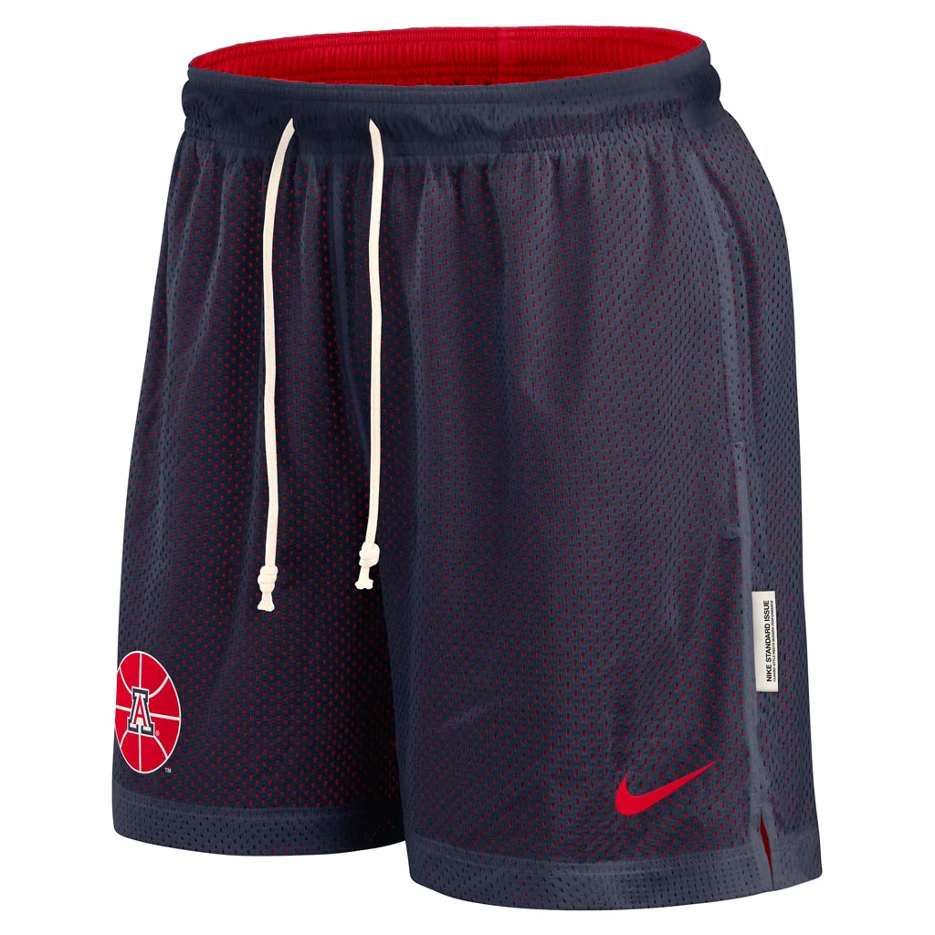 NCAA Arizona Wildcats Nike Dri-FIT Reversible Knit Shorts - Navy - Image 2