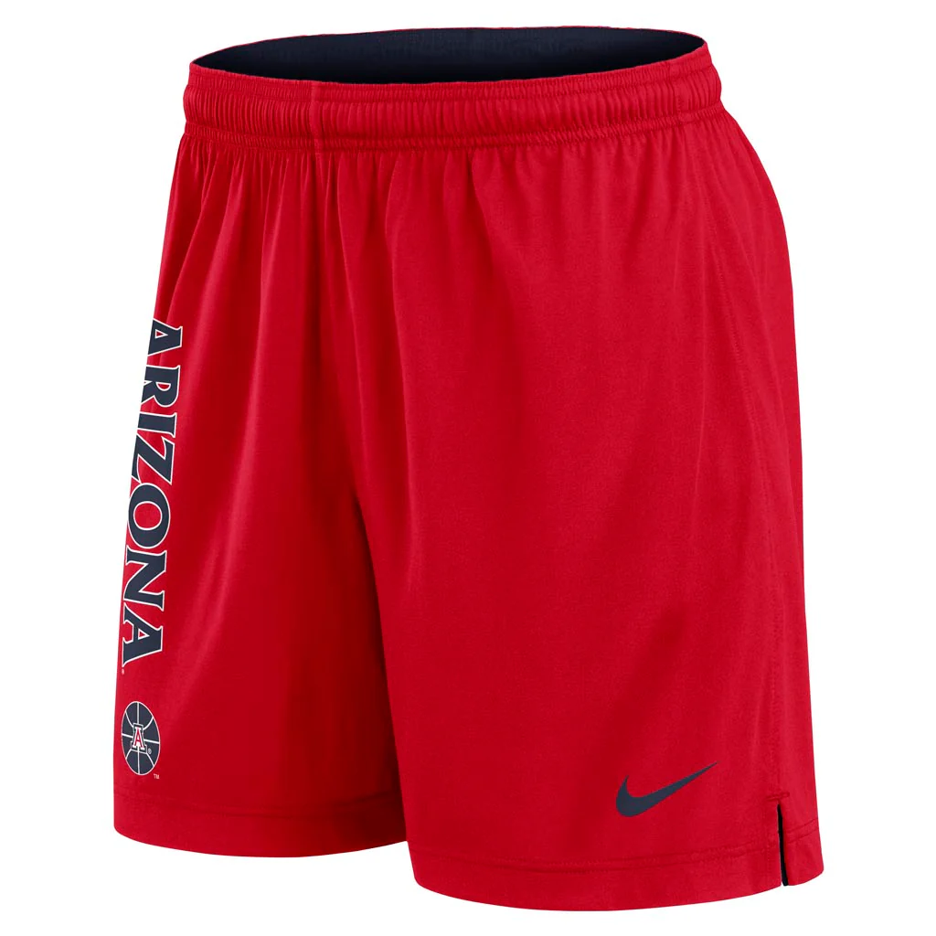 NCAA Arizona Wildcats Nike Dri-FIT Reversible Knit Shorts - Navy - Image 4