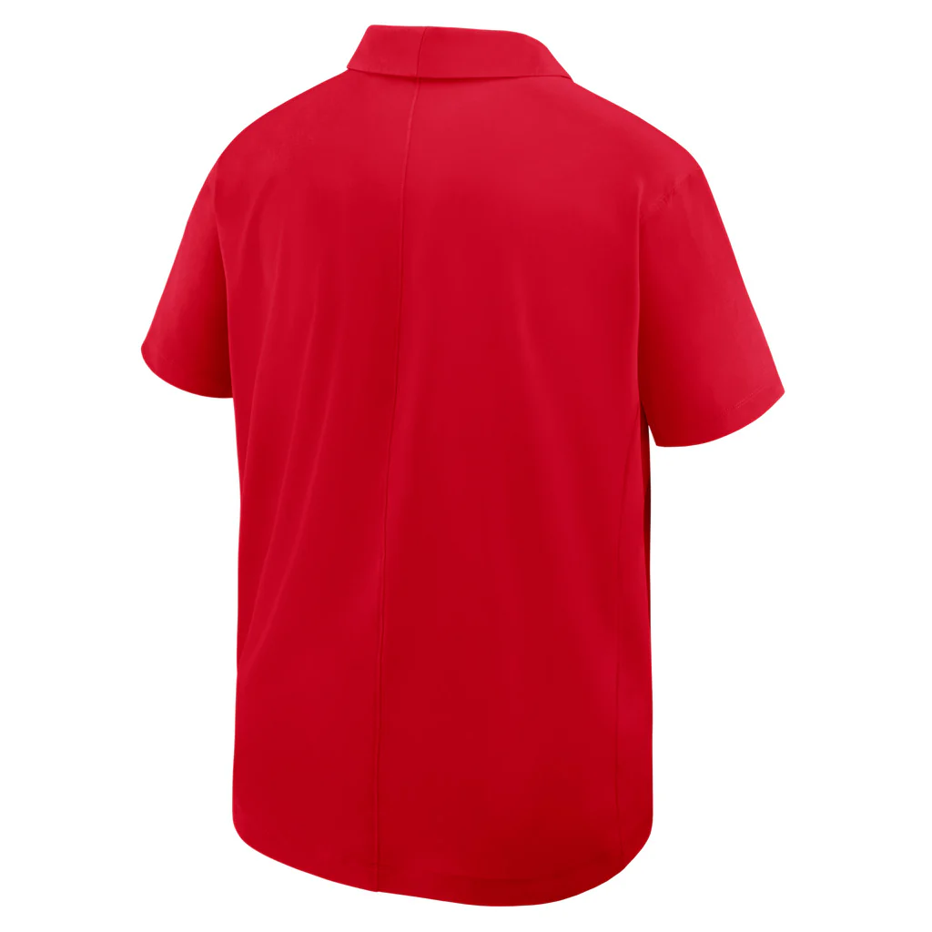 NCAA Arizona Wildcats Nike Dri-Fit Woven Polo - Red - Image 3
