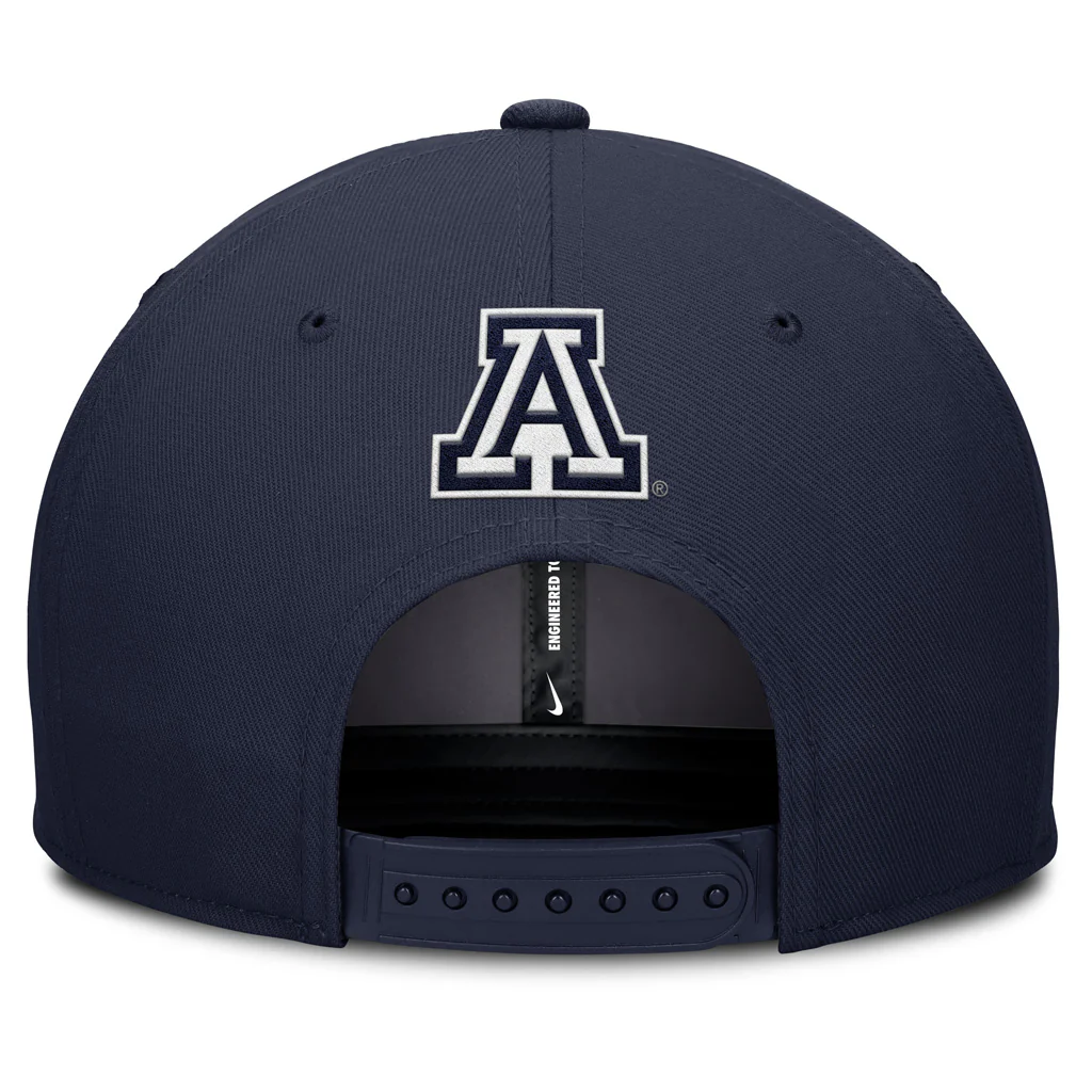 NCAA Arizona Wildcats Nike Est. Wordmark Snapback Hat - Navy - Image 4
