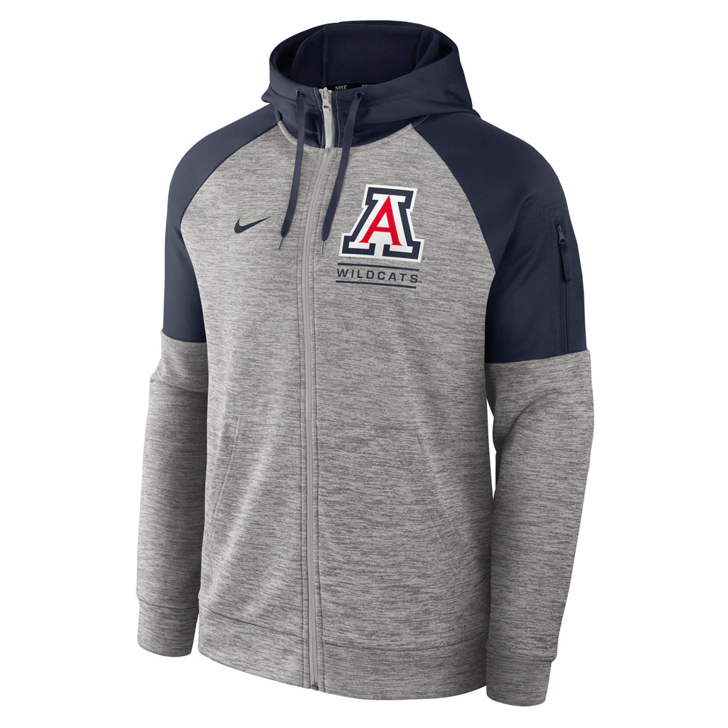 NCAA Arizona Wildcats Nike Full Zip Fitness Hoodie - Image 2