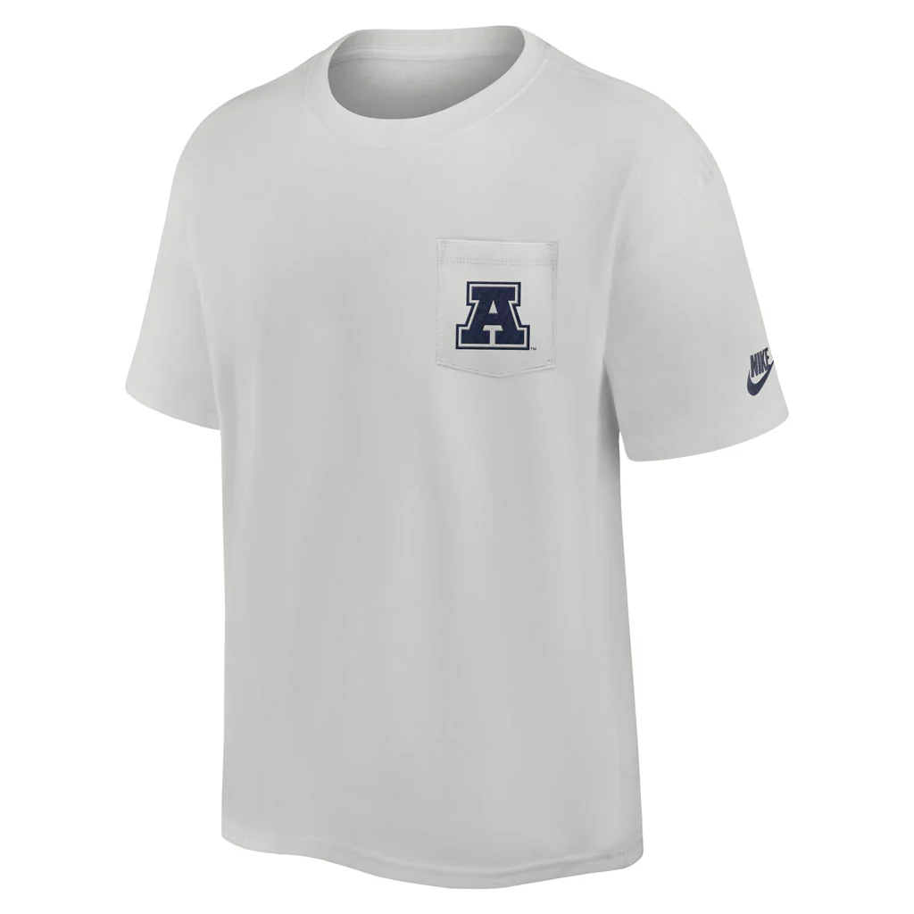 NCAA Arizona Wildcats Nike Legacy M90 Pocket Two-Hit T-Shirt - Gray - Image 2