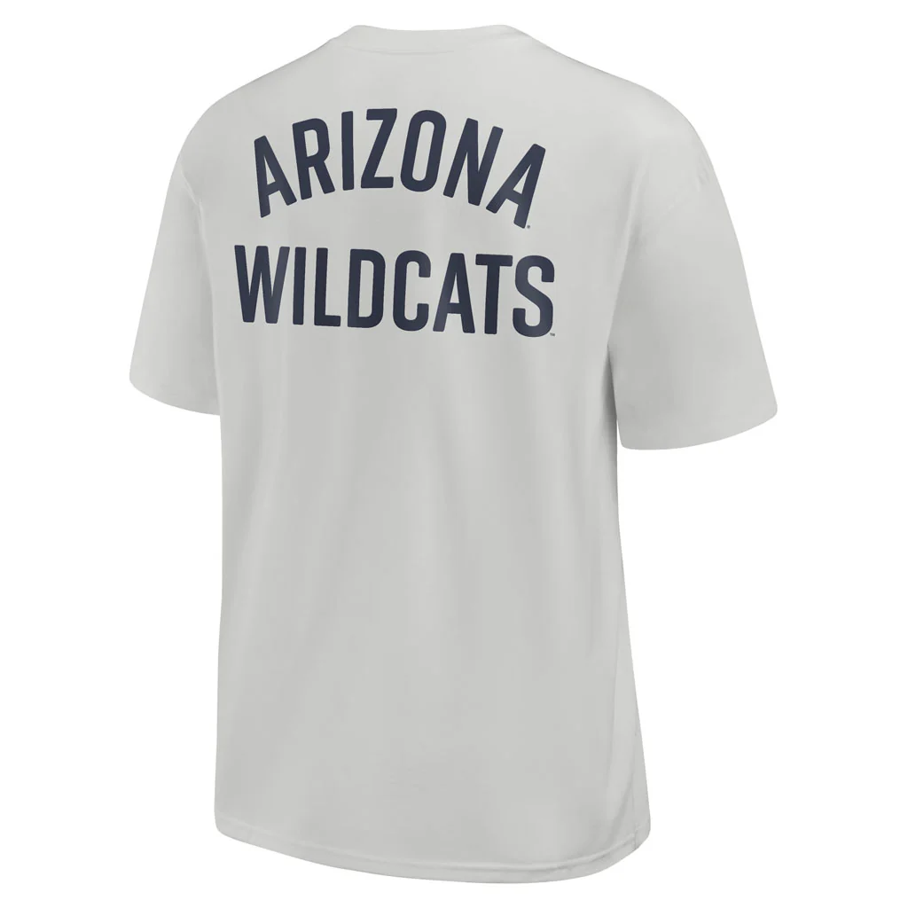 NCAA Arizona Wildcats Nike Legacy M90 Pocket Two-Hit T-Shirt - Gray - Image 3
