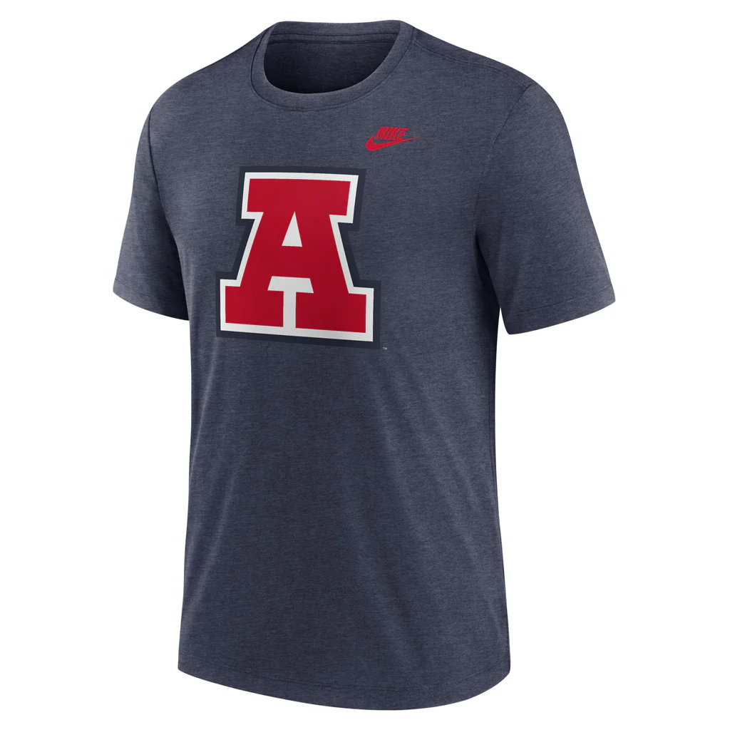 NCAA Arizona Wildcats Nike Legacy Primary Logo Tri-Blend T-Shirt - Image 2