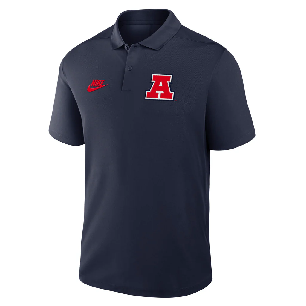 NCAA Arizona Wildcats Nike Legacy Throwback A Victory Polo - Navy - Image 2