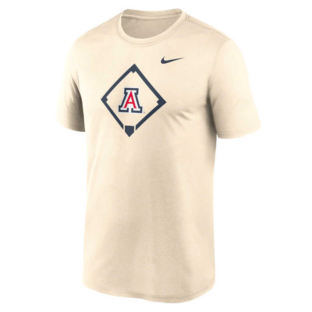NCAA Arizona Wildcats Nike Legend Baseball Icon T-Shirt - Natural - Image 2