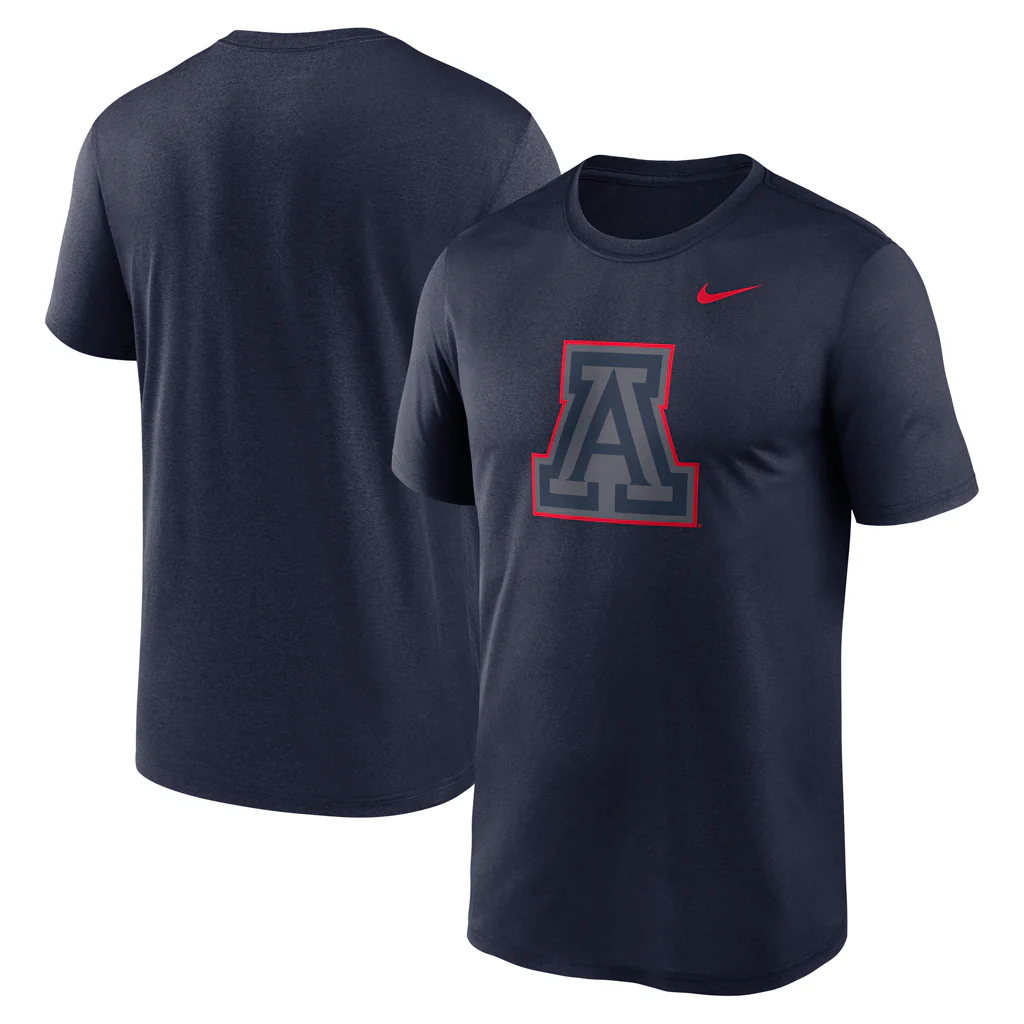 NCAA Arizona Wildcats Nike Legend Color Pop Logo T-Shirt - Navy