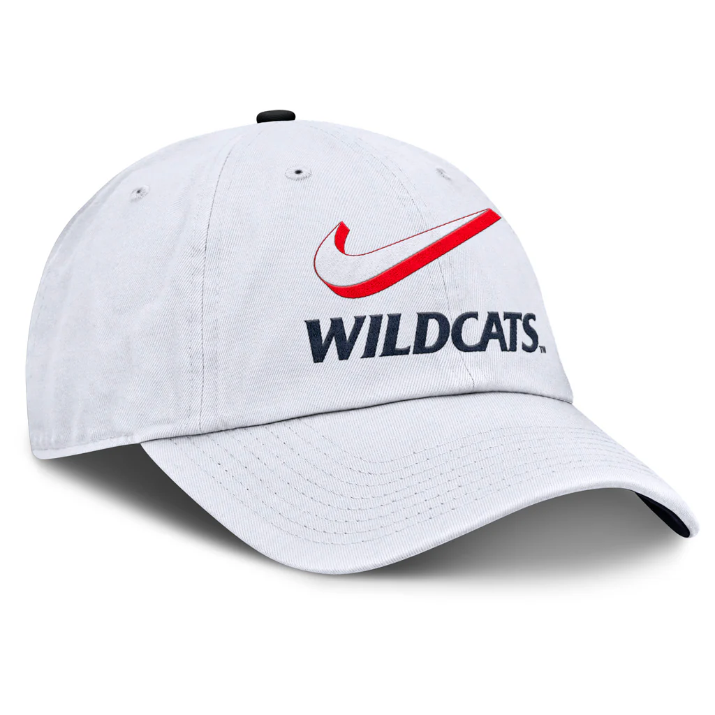 NCAA Arizona Wildcats Nike Logo Script Slouch Adjustable - White - Image 2