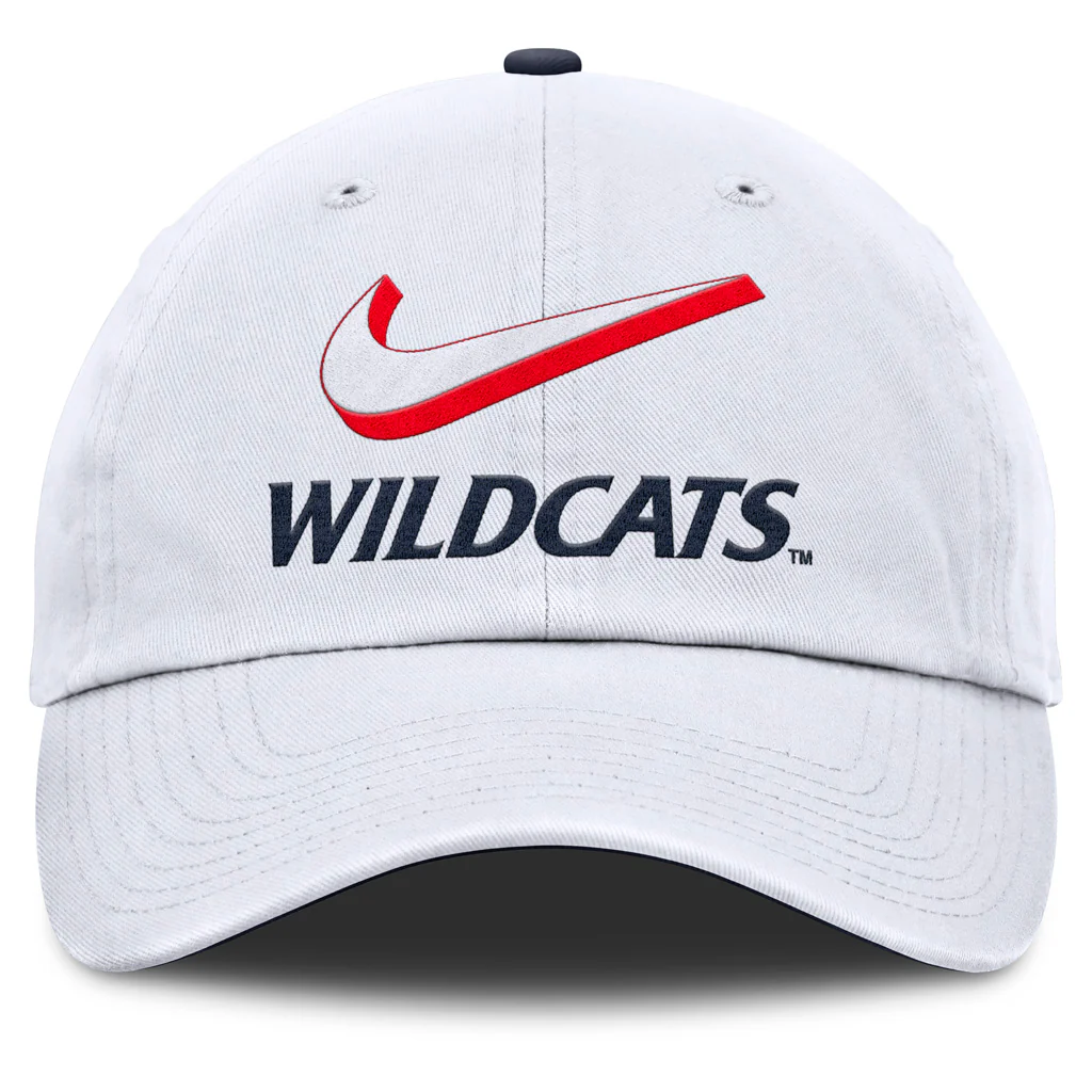 NCAA Arizona Wildcats Nike Logo Script Slouch Adjustable - White - Image 3