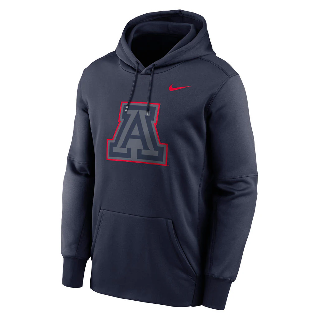 NCAA Arizona Wildcats Nike Performance Color Pop Logo Hoodie - Navy - Image 2