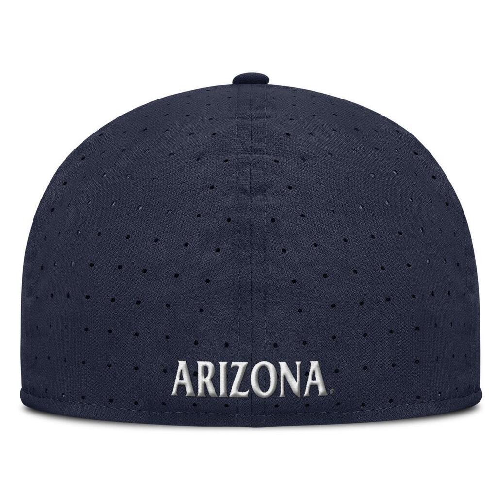NCAA Arizona Wildcats Nike Primary Logo Aerobill Fitted Hat - Navy - Image 4
