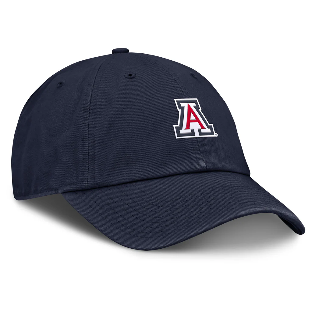 NCAA Arizona Wildcats Nike Primary Logo Primetime Slouch Adjustable Hat - Navy - Image 3