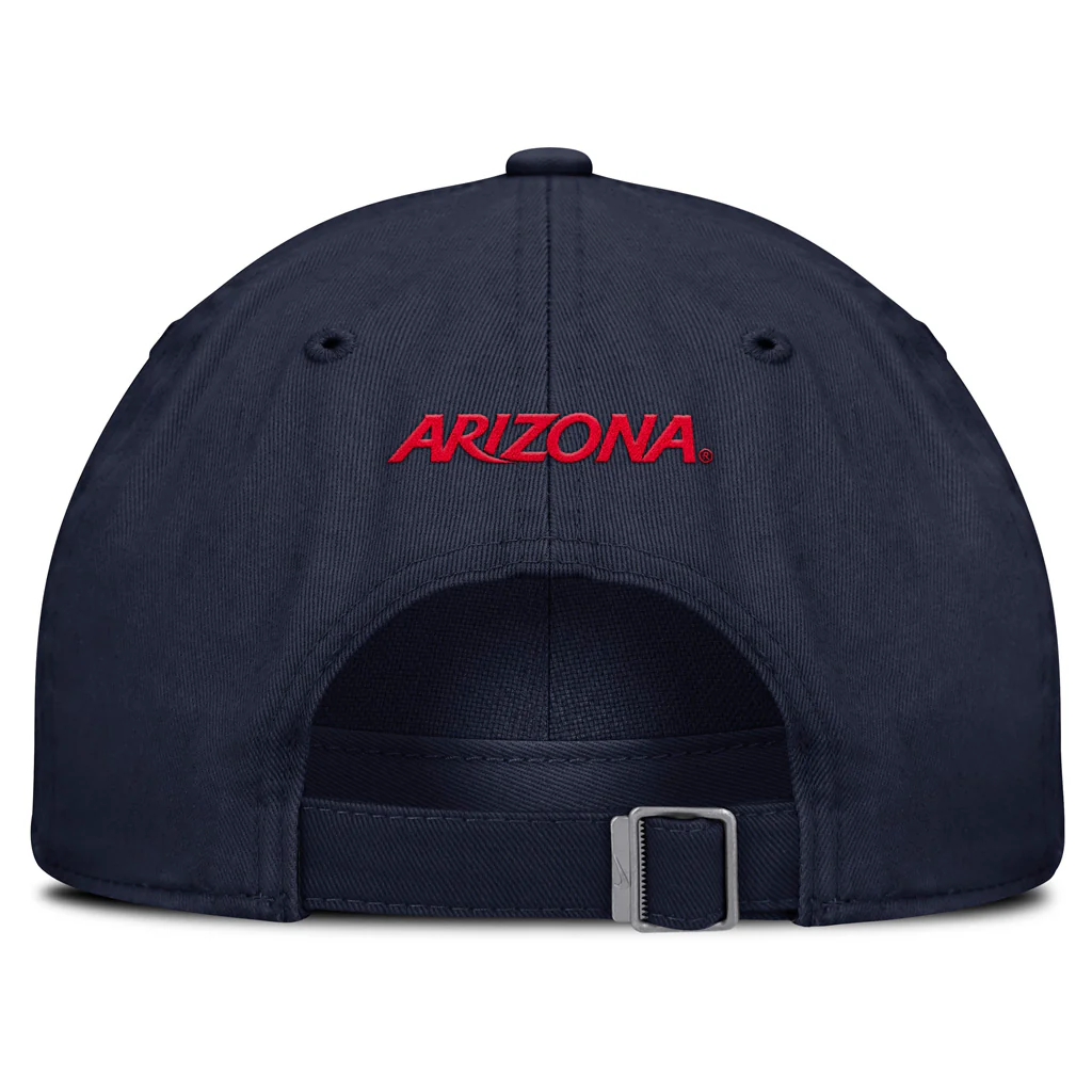 NCAA Arizona Wildcats Nike Primary Logo Primetime Slouch Adjustable Hat - Navy - Image 4
