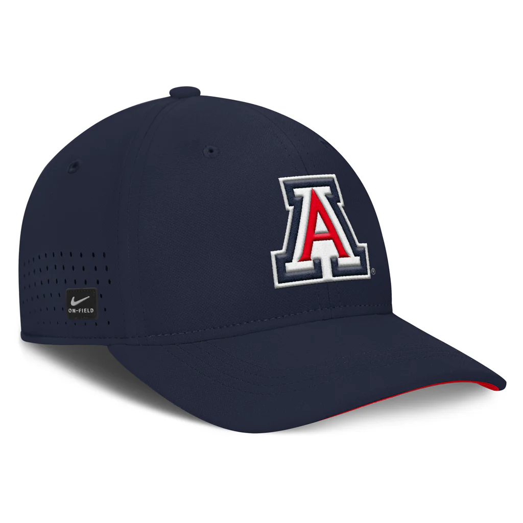 NCAA Arizona Wildcats Nike Primary Performance Flex Fit Hat - Navy - Image 2