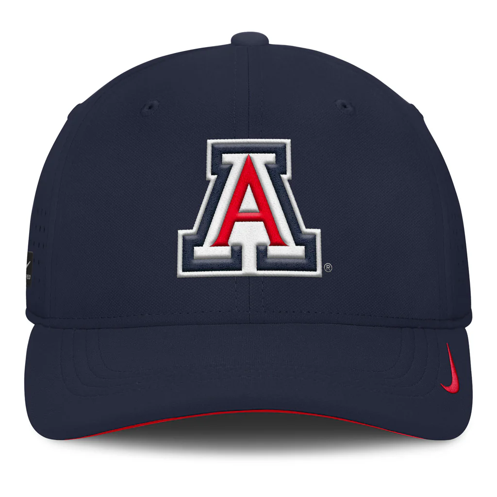 NCAA Arizona Wildcats Nike Primary Performance Flex Fit Hat - Navy - Image 3