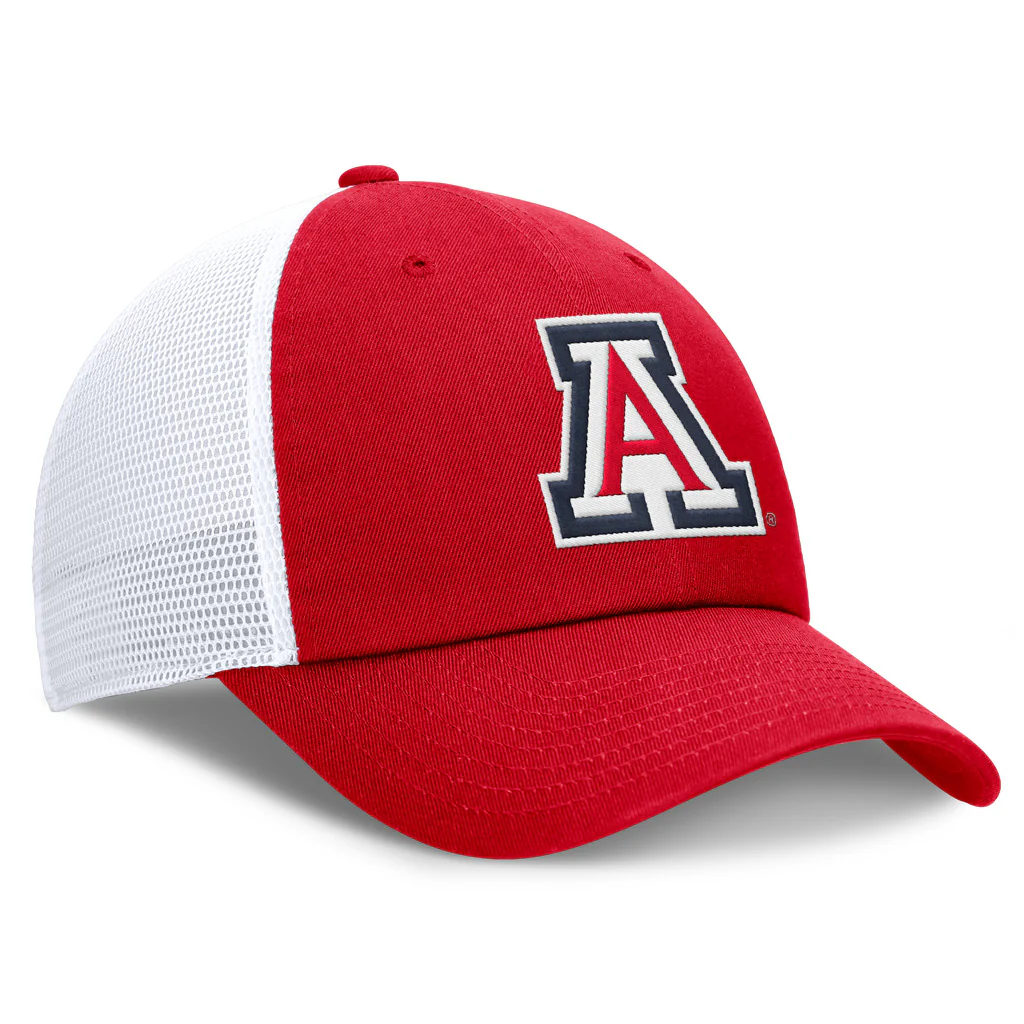 NCAA Arizona Wildcats Nike Primary Trucker Adjustable Hat - Red - Image 2