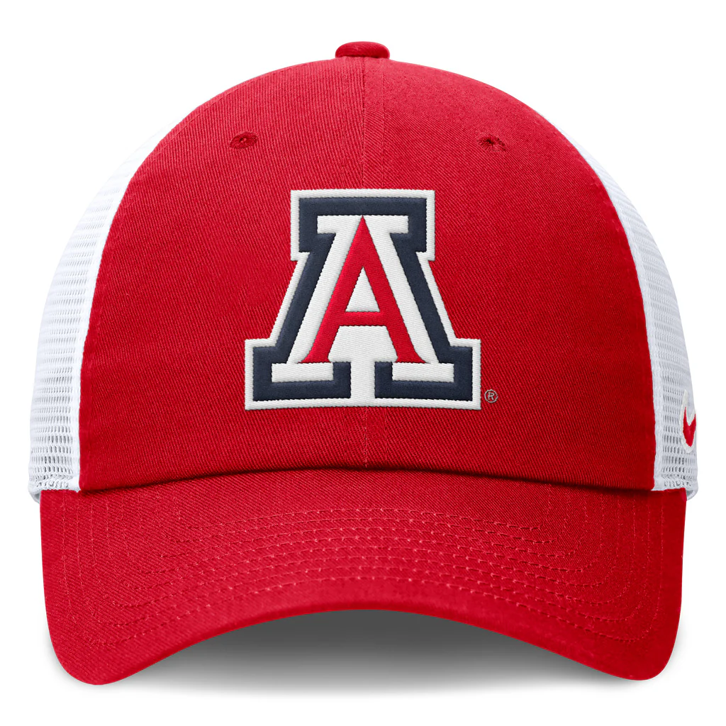 NCAA Arizona Wildcats Nike Primary Trucker Adjustable Hat - Red - Image 3