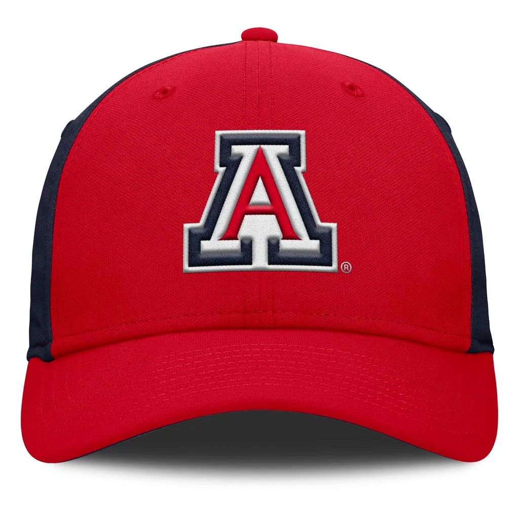 NCAA Arizona Wildcats Nike Rise Primary SwooshFlex Fit Hat - Red - Image 2