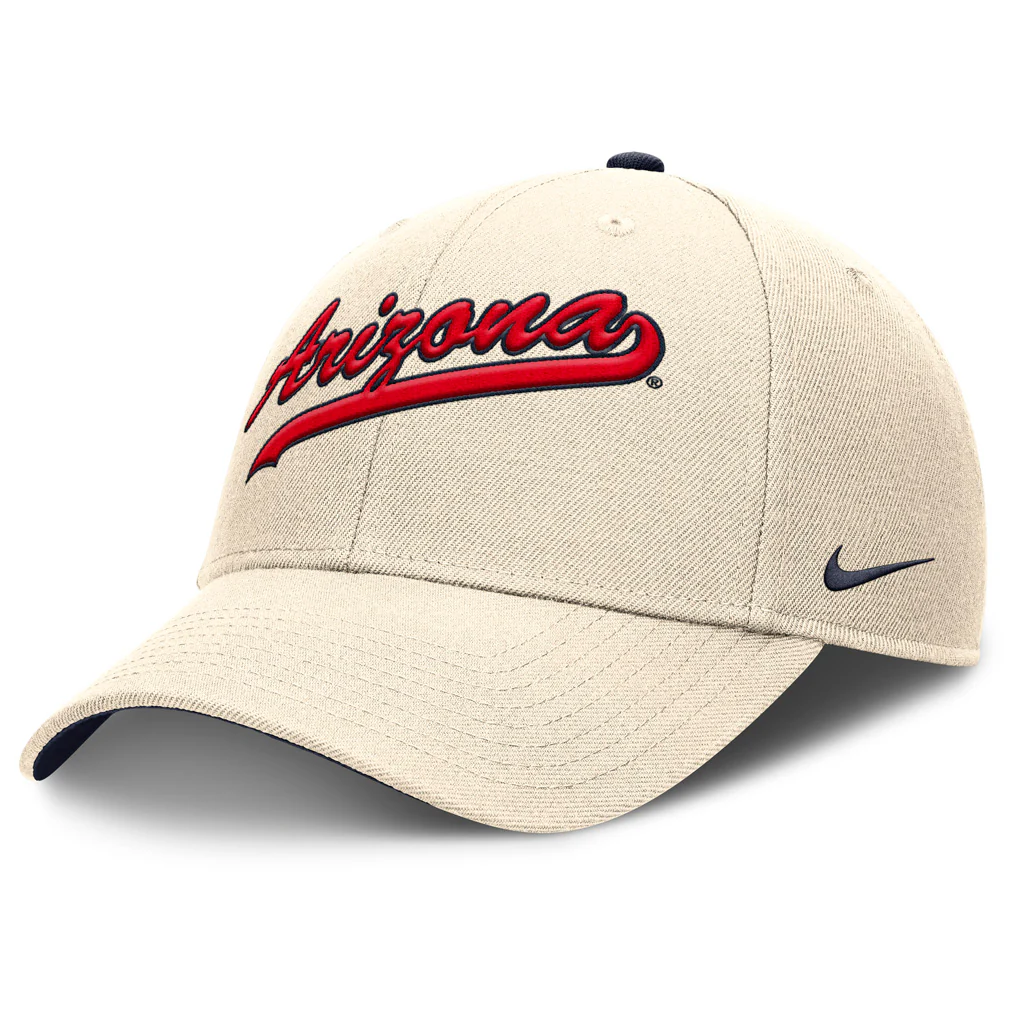 NCAA Arizona Wildcats Nike Script Primetime Snapback Hat - Natural - Image 2