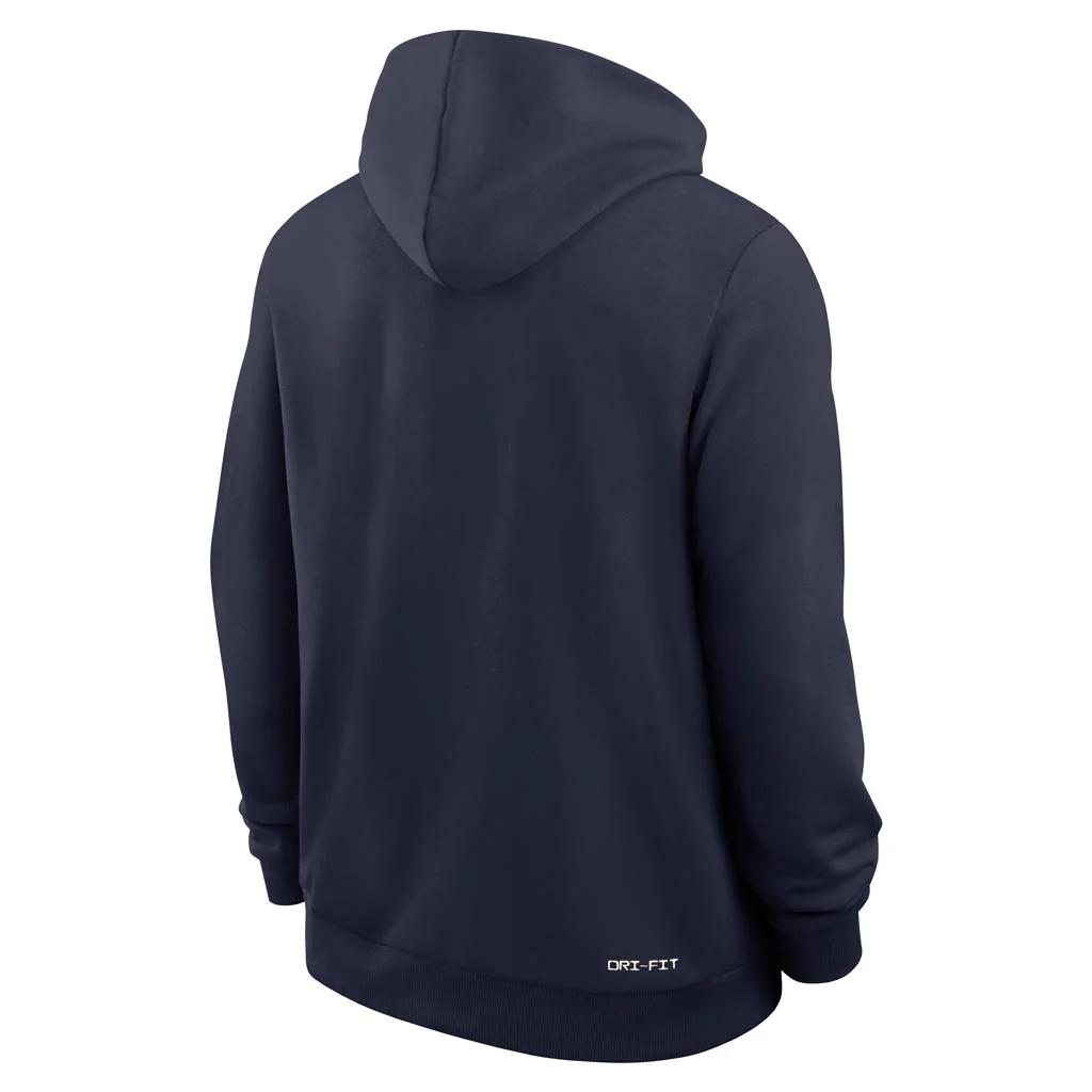 NCAA Arizona Wildcats Nike Sideline Standard Issue Dri-FIT Hoodie - Navy - Image 3