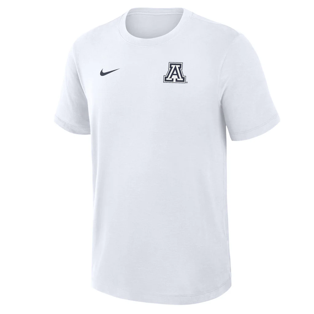 NCAA Arizona Wildcats Nike Spring Break Slub T-Shirt - White - Image 2