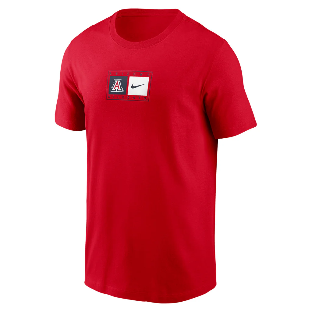 NCAA Arizona Wildcats Nike Swoosh Logo T-Shirt - Red - Image 2