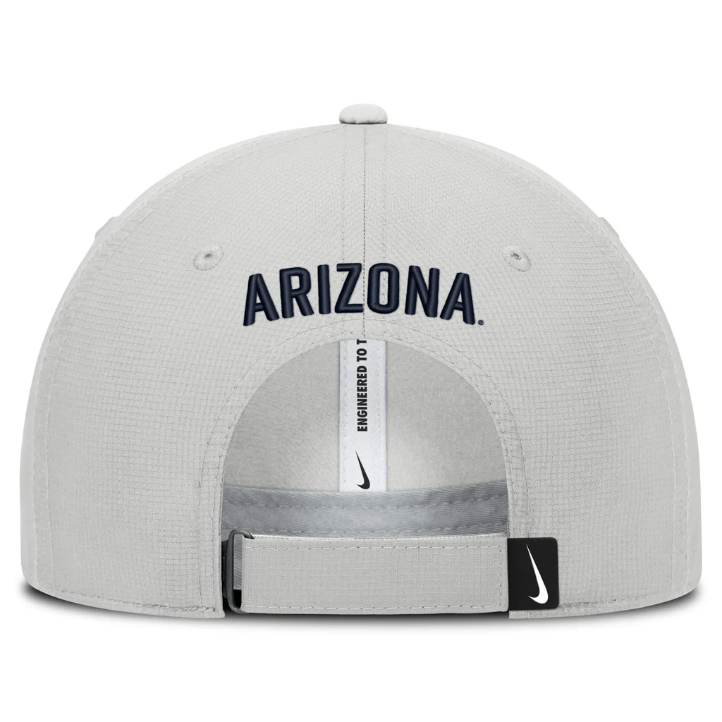 NCAA Arizona Wildcats Nike Throwback A Logo Structured Adjustable Hat - Gray - Image 4