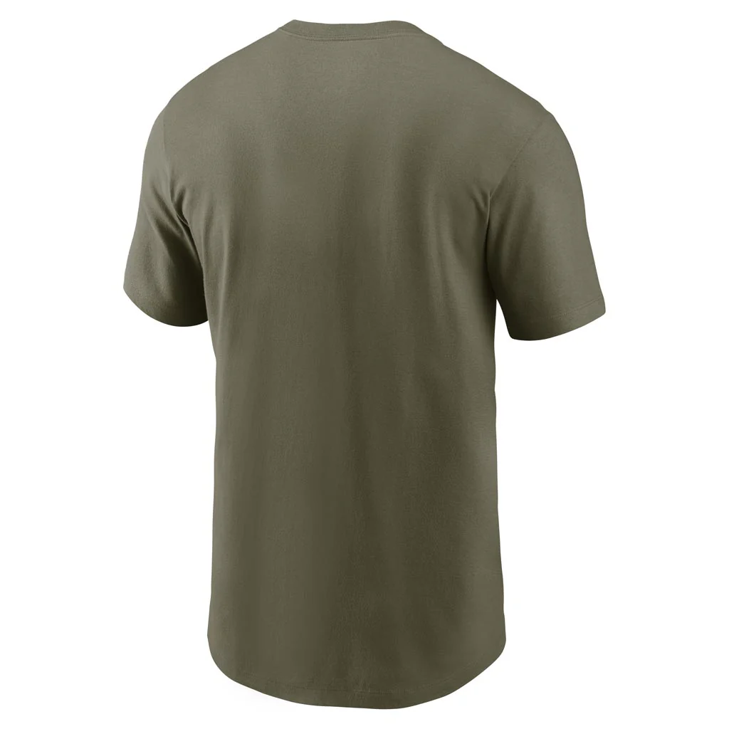 NCAA Arizona Wildcats Nike Tonal Black Primary Logo T-Shirt - Green - Image 3