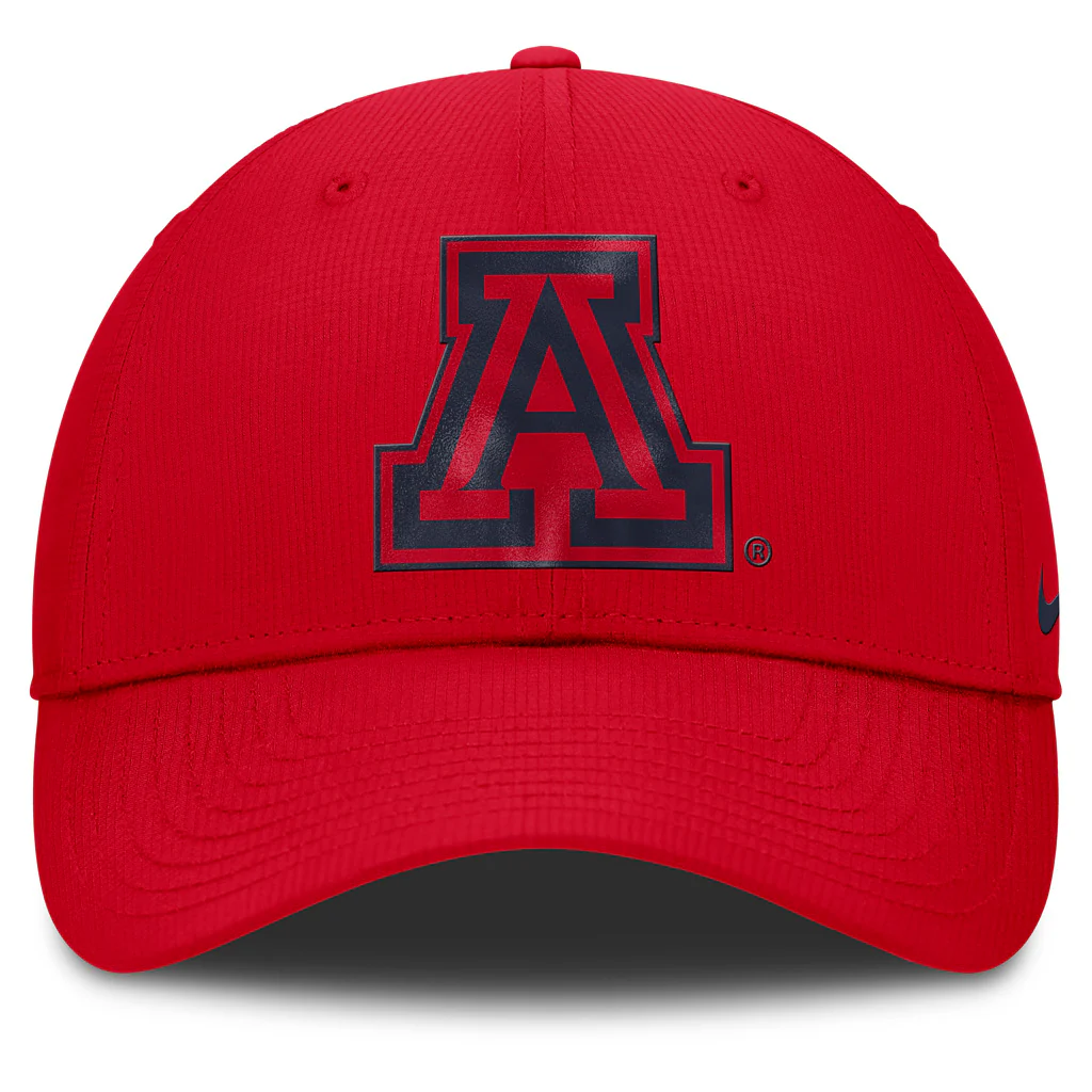 NCAA Arizona Wildcats Nike Tonal Primay Logo Structured Adjustable Hat - Red - Image 2